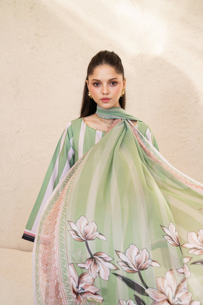 Arwina | Printed with Hand-embellished work