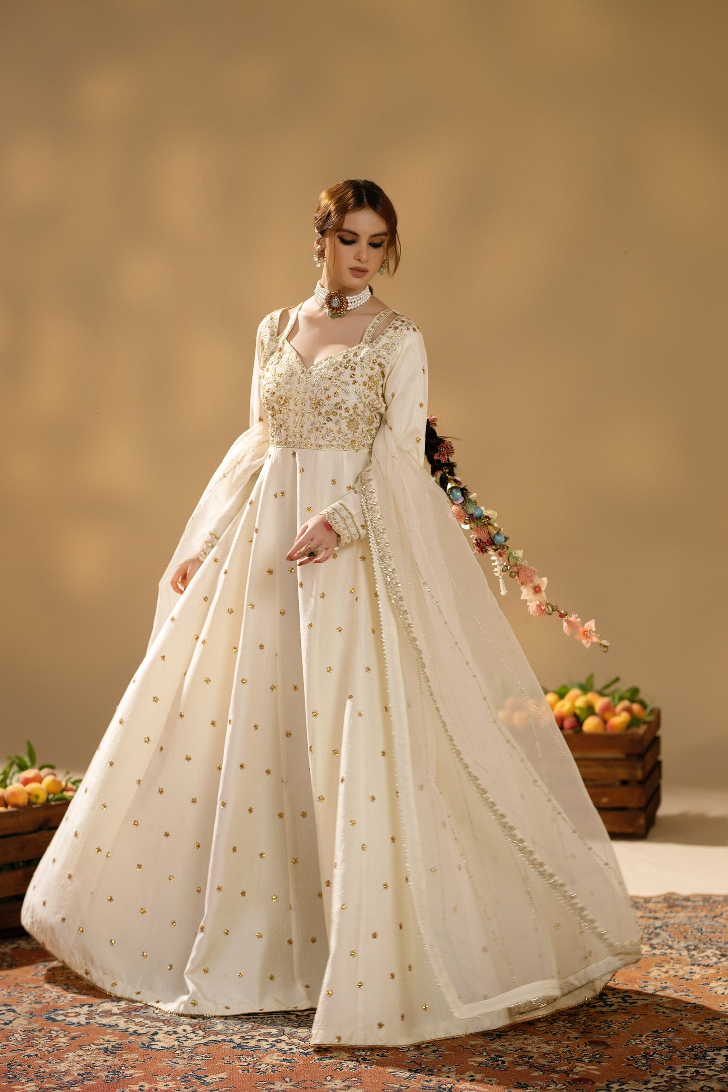 Jabeen- Heavy full flair Frock