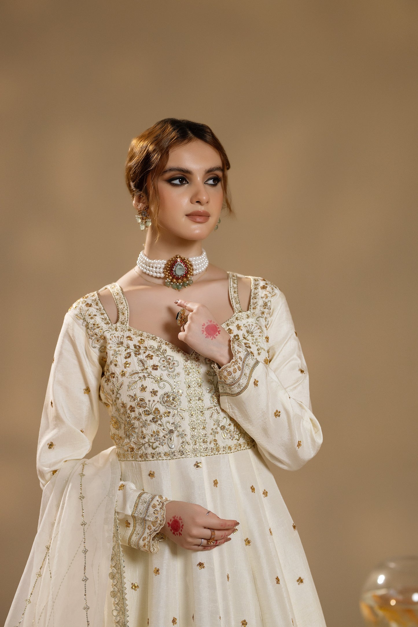 Jabeen- Heavy full flair Frock