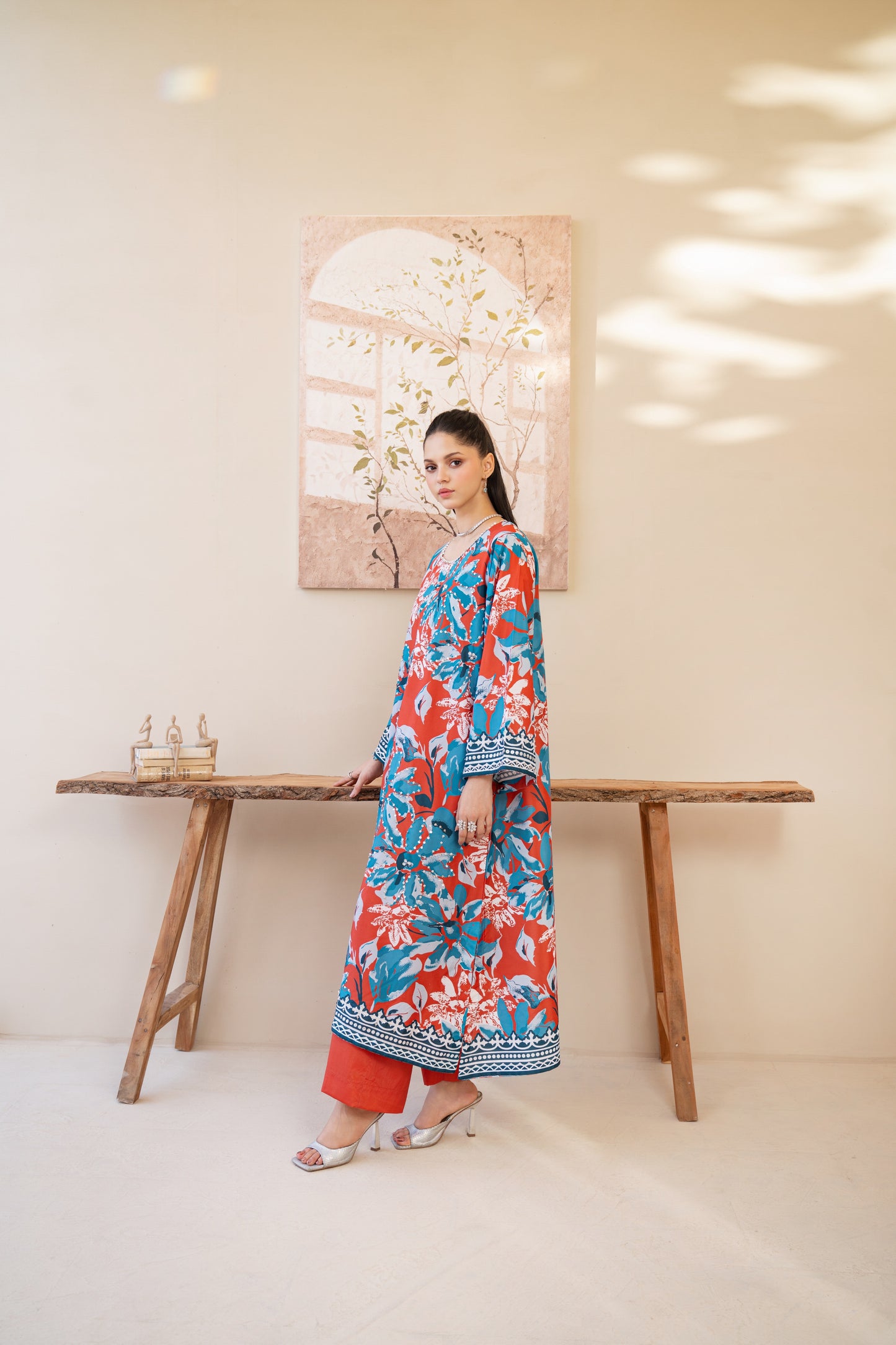 Kaiza | Printed with Hand-embellished work