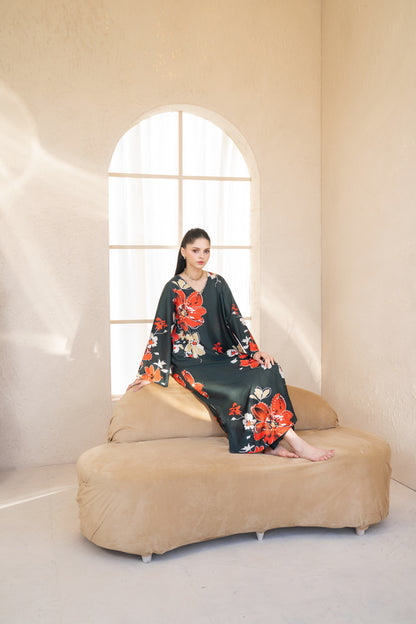 Veloura | Printed with Hand-embellished work