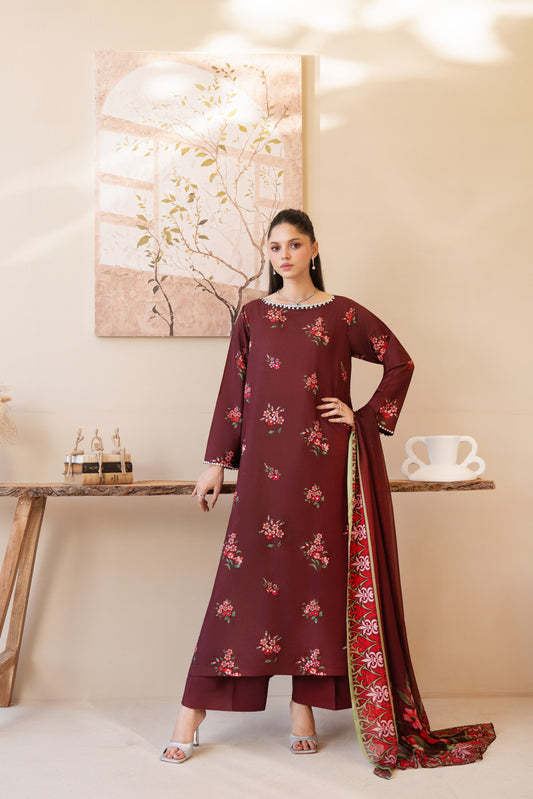 Amara | Printed with Hand-embellished work