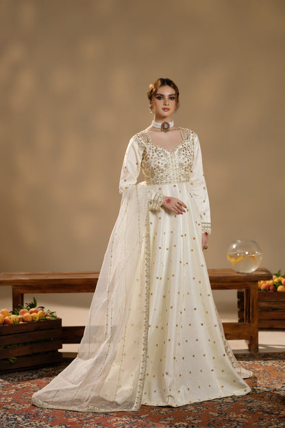 Jabeen- Heavy full flair Frock
