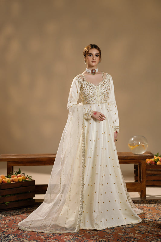 Jabeen- Heavy full flair Frock