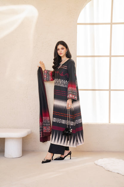 Selara | Printed with Hand-embellished work