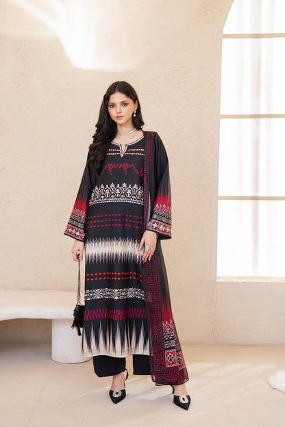 Selara | Printed with Hand-embellished work