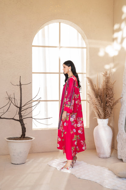 Hayat | Printed with Hand-embellished work